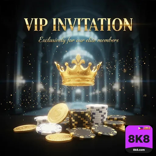 Exclusive VIP lounge at 8k8 Casino for players