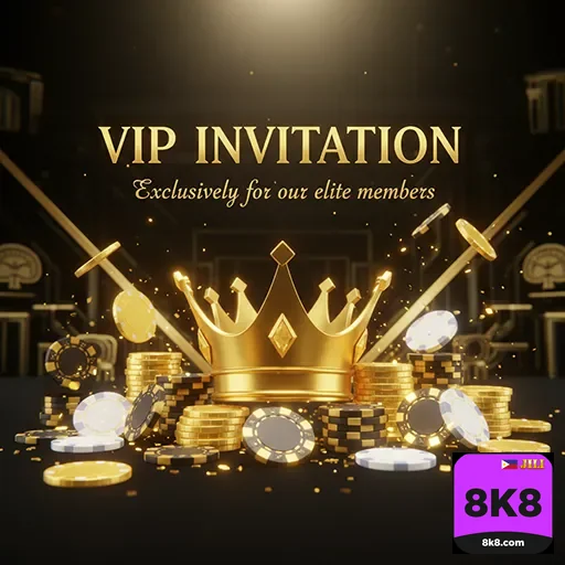 VIP player enjoying exclusive benefits at 8k8 Casino