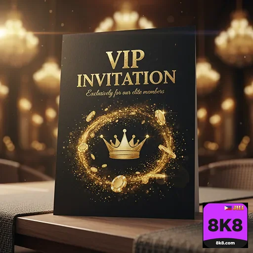 VIP player enjoying exclusive benefits at 8k8 Casino