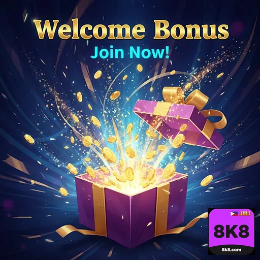 8k8 welcome bonus gift 5