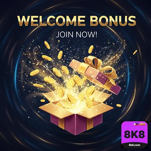 8k8 welcome bonus gift 6